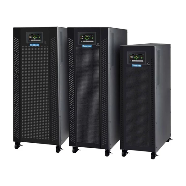 TESCOM TEOS 310 10KVA 3F/3F 20X9AH 12A RS-232 LCD ONLINE UPS GÜÇ FAKTÖRÜ 0.99