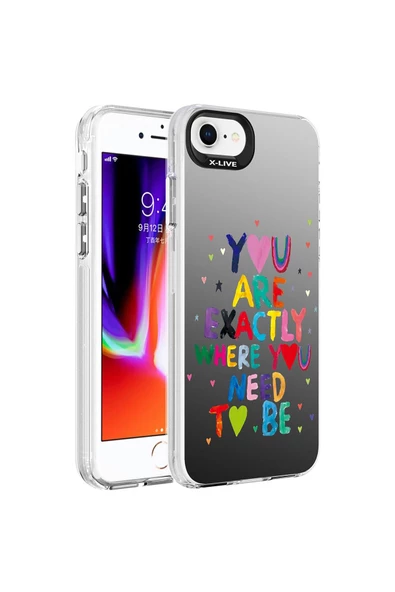 CEPCASE    Iphone 7 Kılıf Desenli Hd Baskılı Airbag Koruyuculu Yüksek Koruma X-live Kapak ürün görseli