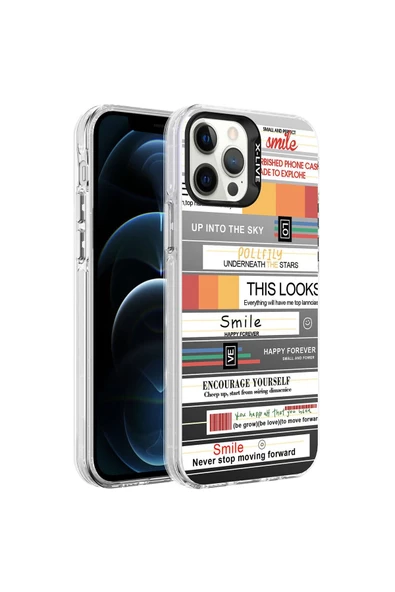 CEPCASE    Iphone 12 Pro Kılıf Desenli Hd Baskılı Airbag Koruyuculu Yüksek Koruma X-live Kapak ürün görseli