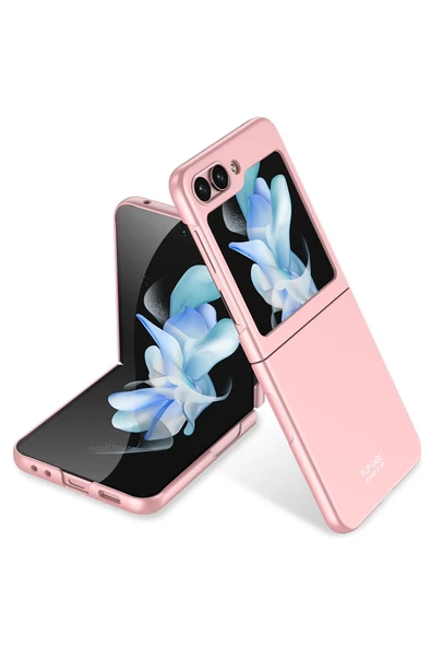 CEPCASE    Samsung Galaxy Z Flip 5 Kılıf Matte Yüzey Kamera Korumalı Slim Hard Tam Kalıp Kapak ürün görseli 1