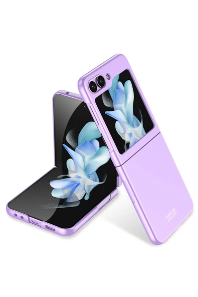 CEPCASE    Samsung Galaxy Z Flip 5 Kılıf Matte Yüzey Kamera Korumalı Slim Hard Tam Kalıp Kapak ürün görseli 1