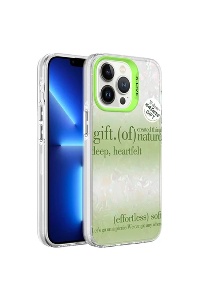 CEPCASE    Iphone 13 Pro Kılıf Mermer Desen Üzeri Baskı Kamera Çıkıntılı Marble Kapak - Resim 2