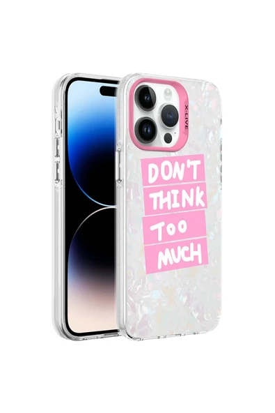 CEPCASE    Iphone 14 Pro Max Kılıf Mermer Desen Üzeri Baskı Kamera Çıkıntılı Marble Kapak ürün görseli 1