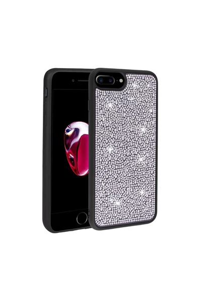 CEPCASE    Iphone 7 Plus Kılıf Diamond Pırılrı Parlak Taşlı Tasarım Tam Koruma Protector Kapak ürün görseli