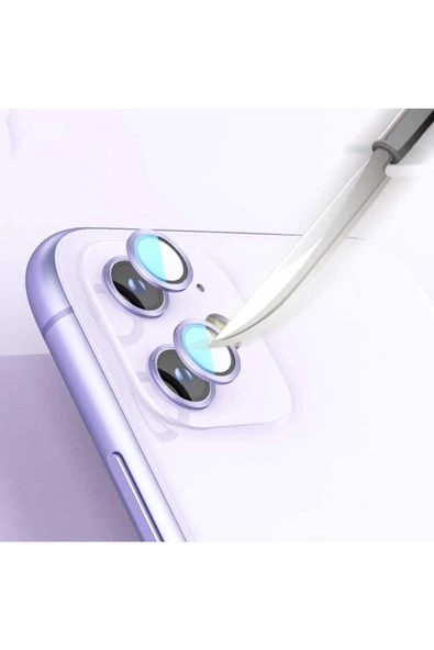 CEPCASE    Iphone 11 Kamera Lens Koruyucu Hd Kalite Temperli Cam Tam Koruma - Resim 5