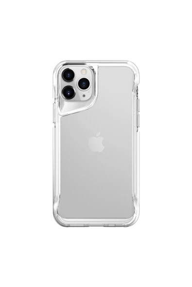 CEPCASE    Iphone 11 Pro Max Kılıf Kılıf Kristal Desıng 2.0mm Kamera Çıkıntısı Warrior Mold Shockproof