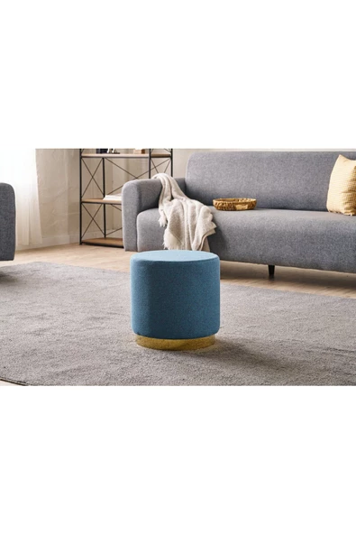 Evdebiz Göcek Puf Arz Mavi