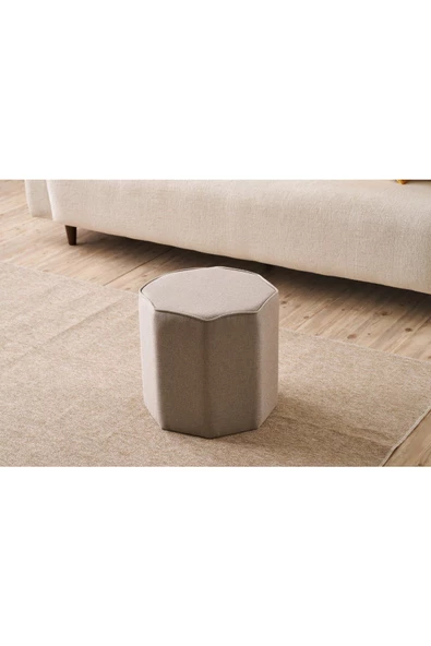 Evdebiz İnözü Puf Arz Bej - 2