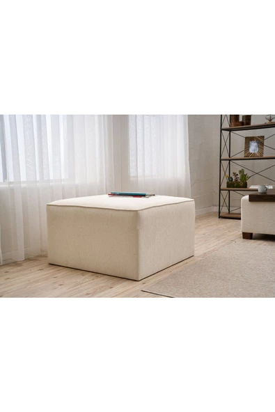 Evdebiz Kozan Puf Krem Gabbana 02