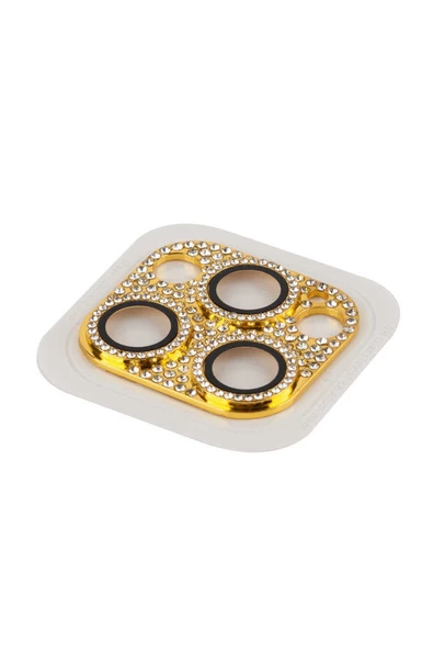 CEPCASE    Iphone 12 Mini Kamera Lens Koruyucu Diamond Pırıltı Taşlı Tasarım