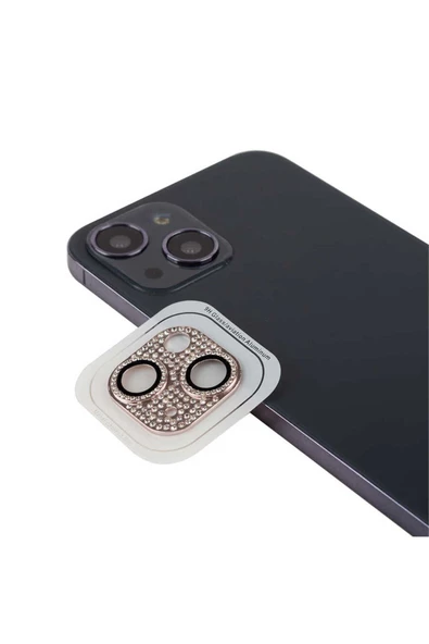 CEPCASE    Iphone 13 Mini Kamera Lens Koruyucu Diamond Pırıltı Taşlı Tasarım - Resim 2