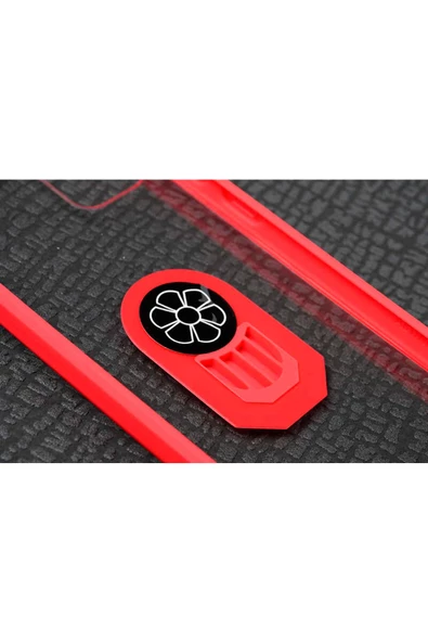 CEPCASE    Samsung Galaxy A81 (note 10 Lite) Kılıf Arka Şeffaf Köşe Ve Yüzük Renkli Darbeye Dayanıklı Sert Pc - Resim 4