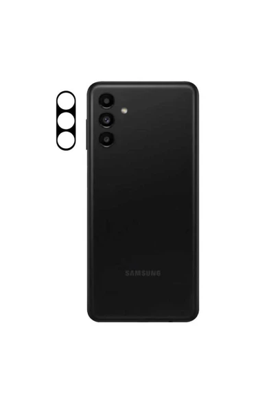 CEPCASE    Samsung Galaxy A13 5g Kamera Cam Koruyucu 3d Net Görüntü Tam Kapatan Kavisli Lens Koruma