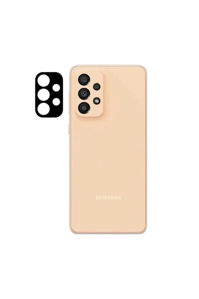 CEPCASE    Samsung Galaxy A33 5g Kamera Cam Koruyucu 3d Net Görüntü Tam Kapatan Kavisli Lens Koruma