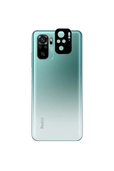 CEPCASE    Xiaomi Redmi Note 10 Kamera Cam Koruyucu 3d Net Görüntü Tam Kapatan Kavisli Lens Koruma