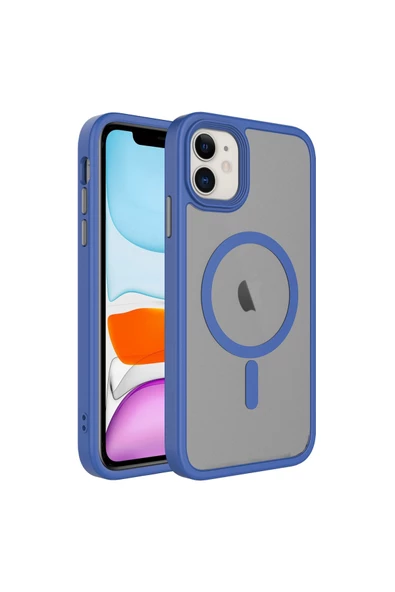 CEPCASE    Iphone 12 Kılıf Wireless Şarj Özellikli Mat Arka Yüzey Mıknatıslı Magsafe Kapak - Resim 2