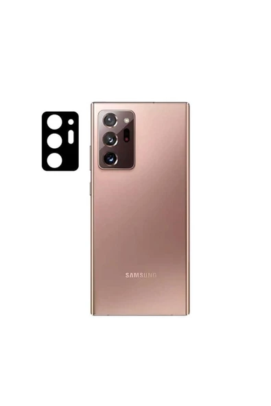 CEPCASE    Samsung Galaxy Note 20 Ultra Kamera Cam Koruyucu 3d Net Görüntü Tam Kapatan Kavisli Lens Koruma