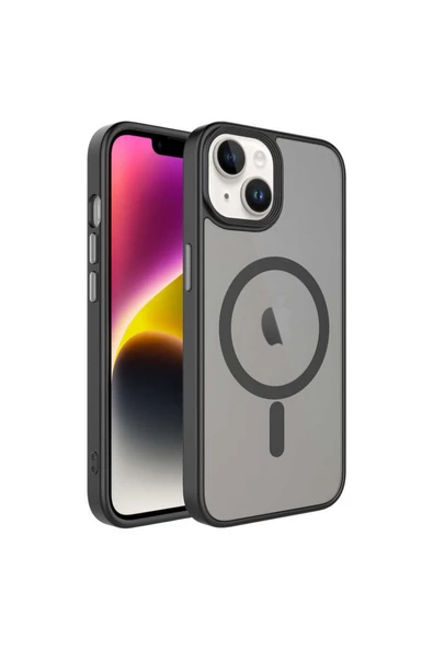 CEPCASE    Iphone 13 Kılıf Wireless Şarj Özellikli Mat Arka Yüzey Mıknatıslı Magsafe Kapak