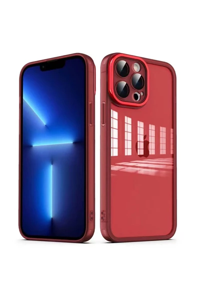 CEPCASE    Iphone 12 Pro Max Kılıf Elektroplatin Kamera Korumalı Transparan Renkli Tam Kalıp - Resim 2