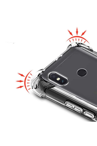 CEPCASE    Xiaomi Mi A2 Lite Kılıf Darbelere Dayanıklı Dört Köşe Airbag 2mm Anti Shock Silikon - Resim 5