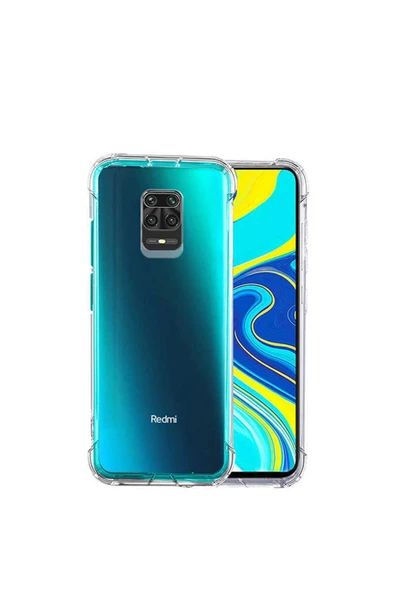 CEPCASE    Xiaomi Redmi Note 9 Pro Kılıf Darbelere Dayanıklı Dört Köşe Airbag 2mm Anti Shock Silikon