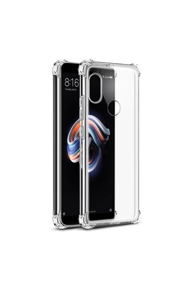 CEPCASE    Xiaomi Mi A2 Lite Kılıf Darbelere Dayanıklı Dört Köşe Airbag 2mm Anti Shock Silikon ürün görseli