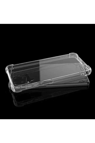 CEPCASE    Samsung Galaxy M22 Kılıf Darbelere Dayanıklı Dört Köşe Airbag 2mm Anti Shock Silikon - Resim 6