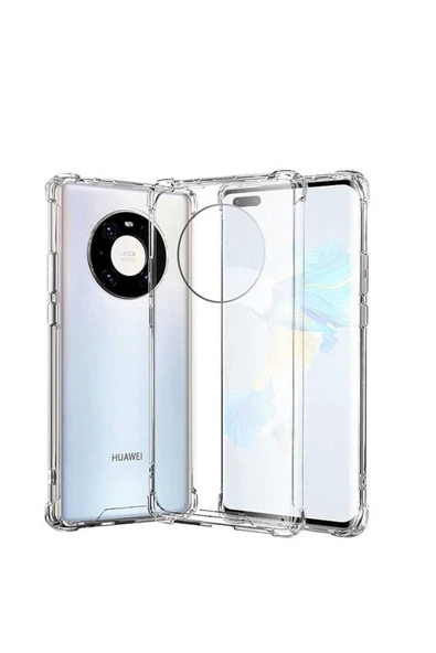 CEPCASE    Huawei Mate 40 Pro Kılıf Darbelere Dayanıklı Dört Köşe Airbag 2mm Anti Shock Silikon