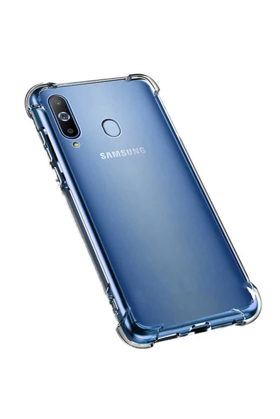 CEPCASE    Samsung Galaxy A20s Kılıf Darbelere Dayanıklı Dört Köşe Airbag 2mm Anti Shock Silikon - Resim 2