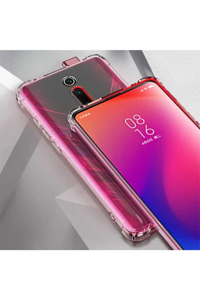 CEPCASE    Xiaomi Mi 9t Kılıf Darbelere Dayanıklı Dört Köşe Airbag 2mm Anti Shock Silikon