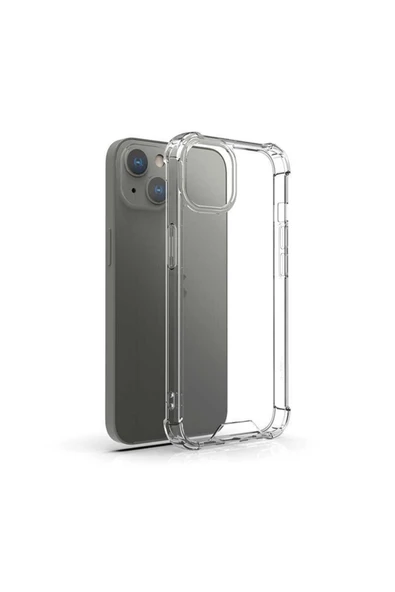 CEPCASE    Iphone 13 Kılıf Darbelere Dayanıklı Dört Köşe Airbag 2mm Anti Shock Silikon - Resim 2