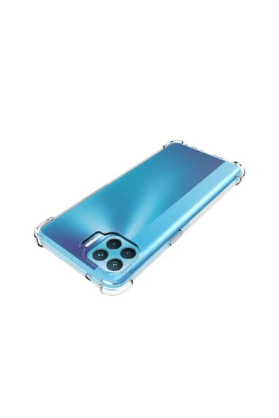 CEPCASE    Oppo Reno 4 Lite Kılıf Darbelere Dayanıklı Dört Köşe Airbag 2mm Anti Shock Silikon