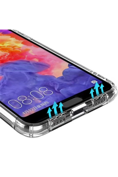 CEPCASE    Huawei Y9 Prime 2019 Kılıf Darbelere Dayanıklı Dört Köşe Airbag 2mm Anti Shock Silikon - Resim 5