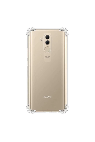 CEPCASE    Huawei Mate 20 Lite Kılıf Darbelere Dayanıklı Dört Köşe Airbag 2mm Anti Shock Silikon