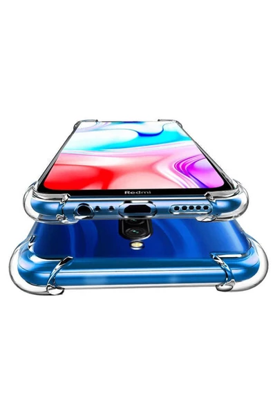 CEPCASE    Xiaomi Redmi 8 Kılıf Darbelere Dayanıklı Dört Köşe Airbag 2mm Anti Shock Silikon ürün görseli