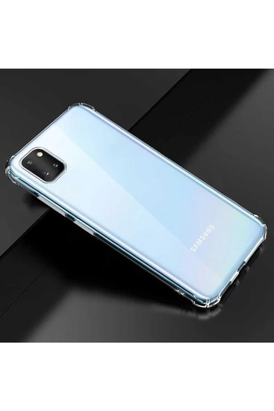 CEPCASE    Samsung Galaxy A81 (note 10 Lite) Kılıf Darbelere Dayanıklı Dört Köşe Airbag 2mm Anti Shock Silikon