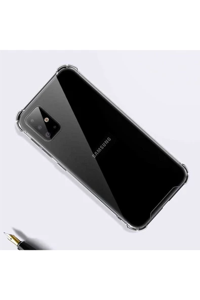 CEPCASE    Samsung Galaxy S20 Plus Kılıf Darbelere Dayanıklı Dört Köşe Airbag 2mm Anti Shock Silikon