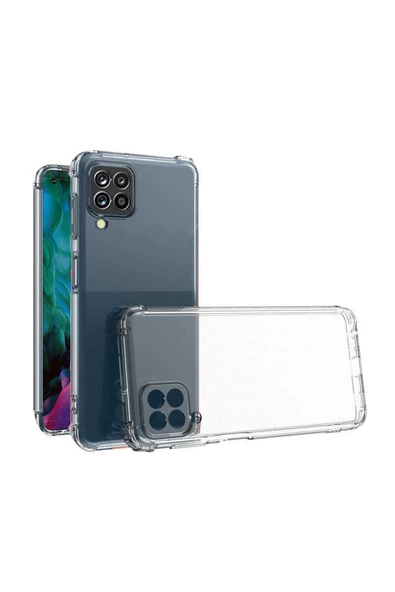 CEPCASE    Samsung Galaxy M33 Kılıf Darbelere Dayanıklı Dört Köşe Airbag 2mm Anti Shock Silikon - Resim 2