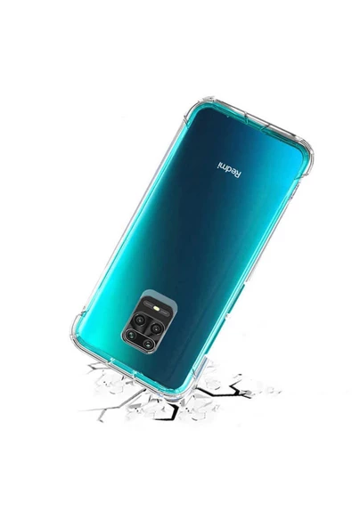 CEPCASE    Xiaomi Redmi Note 9s Kılıf Darbelere Dayanıklı Dört Köşe Airbag 2mm Anti Shock Silikon - Resim 6