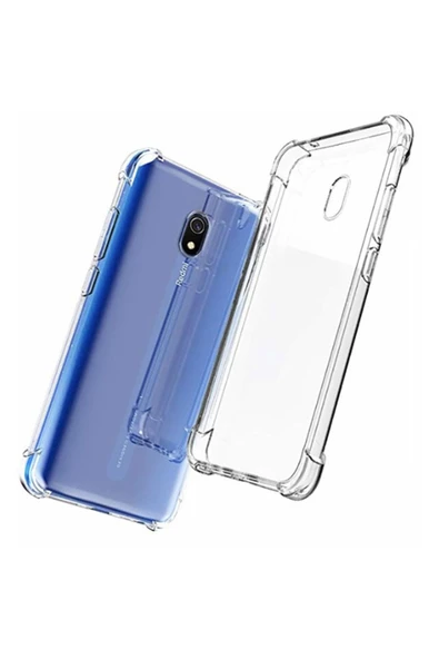 CEPCASE    Xiaomi Redmi 8a Kılıf Darbelere Dayanıklı Dört Köşe Airbag 2mm Anti Shock Silikon