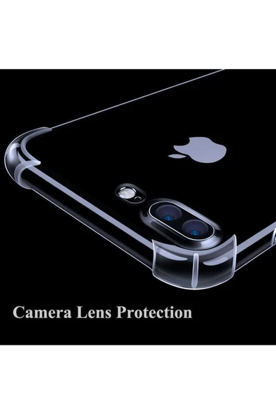 CEPCASE    Iphone 8 Plus Kılıf Darbelere Dayanıklı Dört Köşe Airbag 2mm Anti Shock Silikon - Resim 5