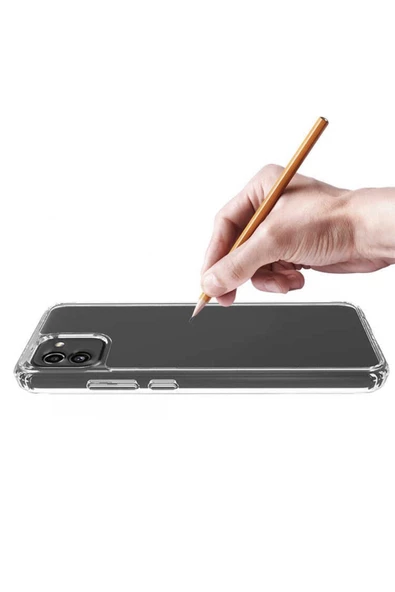 CEPCASE    Samsung Galaxy A03 Kılıf Darbelere Dayanıklı Dört Köşe Airbag 2mm Anti Shock Silikon - Resim 6
