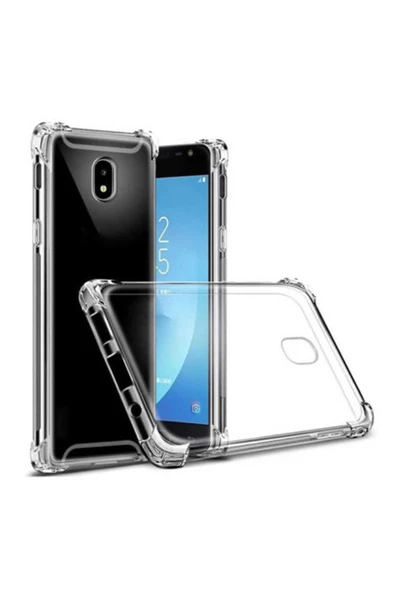 CEPCASE    Samsung Galaxy J730 Pro Kılıf Darbelere Dayanıklı Dört Köşe Airbag 2mm Anti Shock Silikon - Resim 2