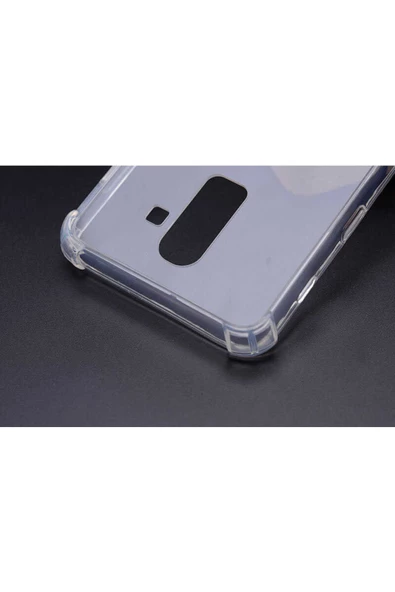 CEPCASE    Samsung Galaxy J6 Plus Kılıf Darbelere Dayanıklı Dört Köşe Airbag 2mm Anti Shock Silikon - Resim 5