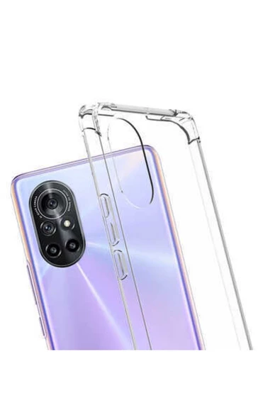 CEPCASE    Huawei Nova 9 Se Kılıf Darbelere Dayanıklı Dört Köşe Airbag 2mm Anti Shock Silikon - Resim 3