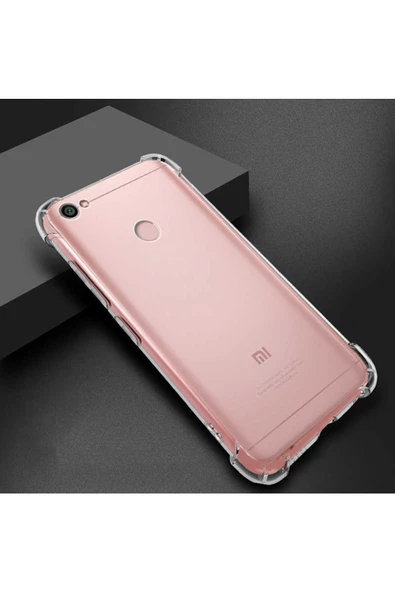 CEPCASE    Xiaomi Redmi Note 5a Kılıf Darbelere Dayanıklı Dört Köşe Airbag 2mm Anti Shock Silikon