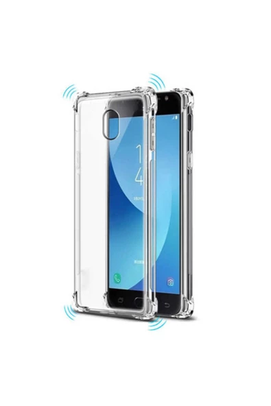 CEPCASE    Samsung Galaxy J730 Pro Kılıf Darbelere Dayanıklı Dört Köşe Airbag 2mm Anti Shock Silikon