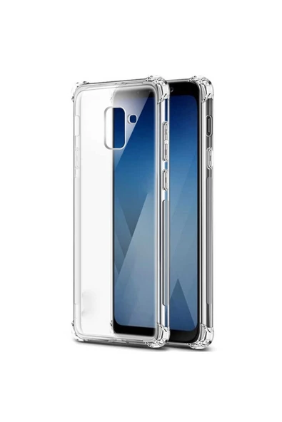 CEPCASE    Samsung Galaxy J2 Pro 2018 Kılıf Darbelere Dayanıklı Dört Köşe Airbag 2mm Anti Shock Silikon