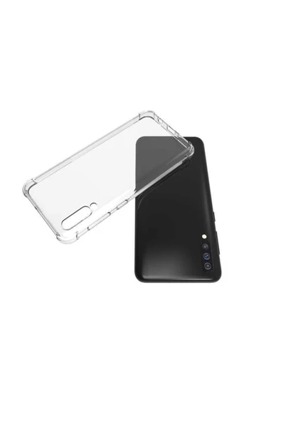 CEPCASE    Samsung Galaxy A70 Kılıf Darbelere Dayanıklı Dört Köşe Airbag 2mm Anti Shock Silikon ürün görseli