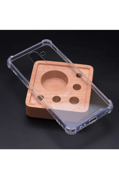 CEPCASE    Samsung Galaxy J6 Plus Kılıf Darbelere Dayanıklı Dört Köşe Airbag 2mm Anti Shock Silikon - Resim 2